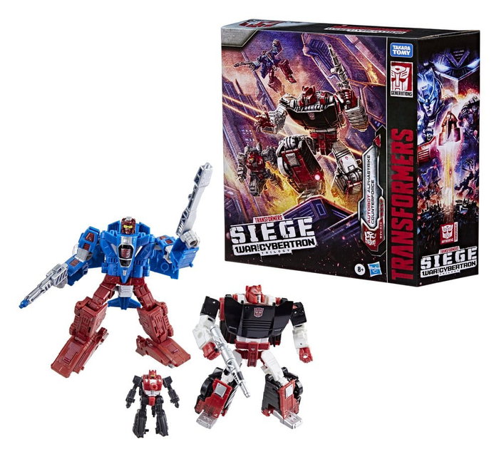 Hasbro Transformers Generations War for Cybertron: Siege Pack de 3 Figuras Autobot Alphastrike Counterforce
