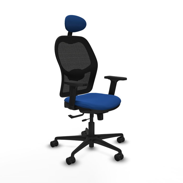 PIQUERAS Y CRESPO Silla de oficina Jorquera Azul y Negro PIQUERAS Y CRESPO Silla de oficina Jorquera Azul y Negro
