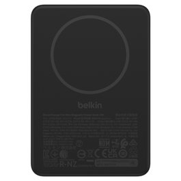 Belkin BoostCharge Slim 10000mAh Mag. PB/15W Qi2 Black BPD018hqBK