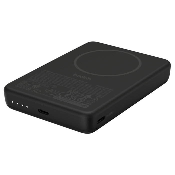 Belkin BoostCharge Slim 10000mAh Mag. PB/15W Qi2 Black BPD018hqBK