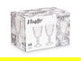 Vivalto Copa Diamante Transparente Vidrio 330 ml 8.8 x 16 x 8.8 cm (Set de 24)