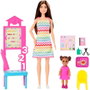 Barbie Muñeca Tú Puedes Ser Maestra Jcr76 con Accesorios Escolares Mattel