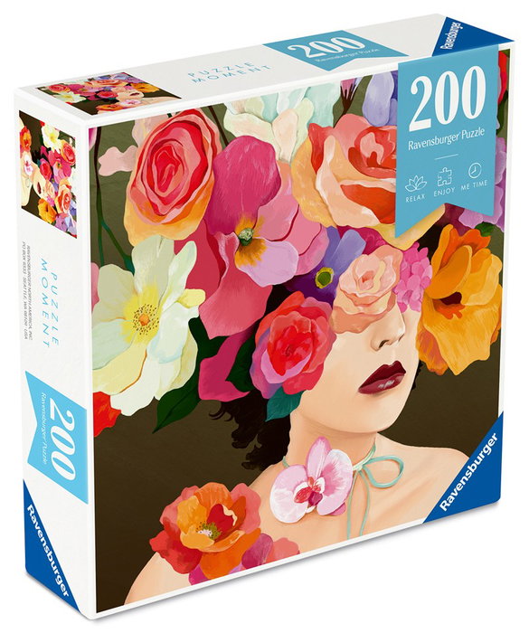 Ravensburger Puzzle Moment Rosa 200 Piezas - Puzzle Artístico Floral Moderno para Adultos y Principiantes - Juego de Mesa Relajante Ravensburger Puzzle Moment Rosa 200 Piezas - Puzzle Artístico Floral Moderno para Adultos y Principiantes - Juego de Mesa Relajante