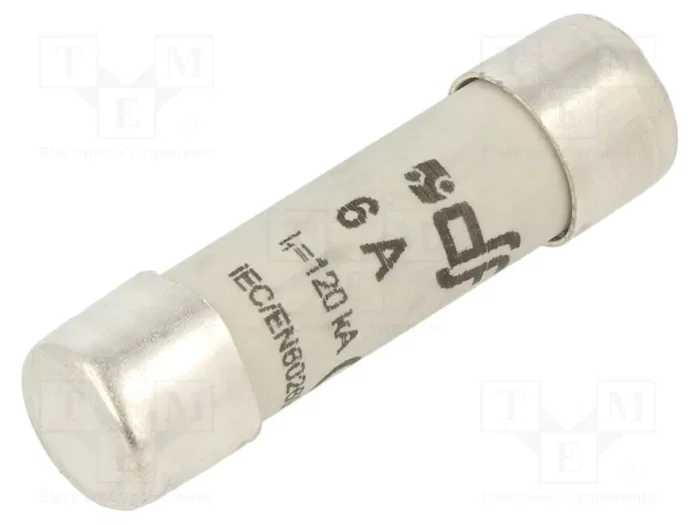 DF ELECTRIC Fusible de cartucho 10,3x38mm 6A gG DF ELECTRIC Fusible de cartucho 10,3x38mm 6A gG