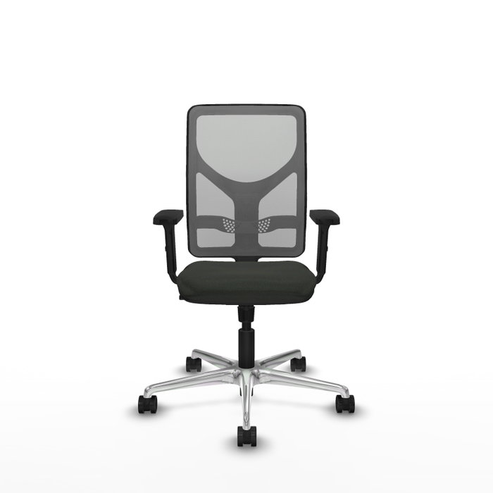 PIQUERAS Y CRESPO Silla de oficina Motilla con mecanismo Sincro, Negro y Gris PIQUERAS Y CRESPO Silla de oficina Motilla con mecanismo Sincro, Negro y Gris