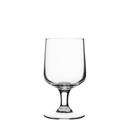 ARC Suecia Copa Mesa de vidrio tensionado, 25 cl, altura 134 mm, diámetro 68 mm, borde grueso (Set de 12)