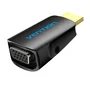 Vention AIDB0 Adaptador Conversor HDMI Macho a VGA Hembra con Salida de Audio Jack 3.5mm, Full HD 1080p, Plug and Play, Compatible con PC, Laptop, Consola, Proyector