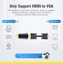 Vention Adaptador Conversor HDMI Macho a VGA Hembra con Audio Jack 3.5mm AIDB0 1080P 60Hz