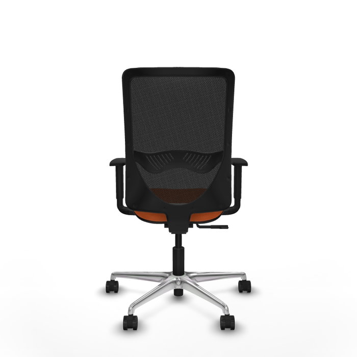 PIQUERAS Y CRESPO Silla de oficina Zulema con mecanismo Sincro, Naranja y Negro PIQUERAS Y CRESPO Silla de oficina Zulema con mecanismo Sincro, Naranja y Negro