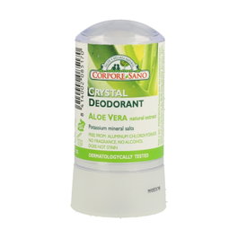 Corpore Sano Desodorante Mineral Aloe Potasio 60grs Cristal Natural Astringente