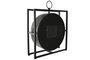 DKD Home Decor Reloj de Sobremesa Metal y Cristal Vintage Negro y Dorado