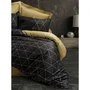 Juego de Cama 1 Funda Nórdica 220x240 cm + 2 Fundas de Almohada 60x60 cm 100% Algodón Negro ASI8683743798704