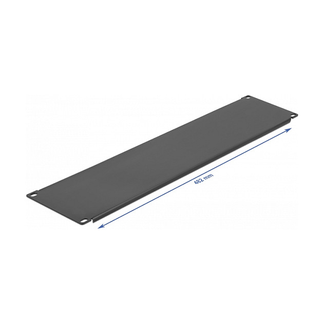 DeLOCK Cubierta Ciega para Gabinete de Red 19″ 3U Negro DeLOCK Cubierta Ciega para Gabinete de Red 19″ 3U Negro
