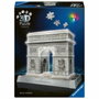 Ravensburger Rompecabezas 3D Iconics - Arco del Triunfo Iluminado