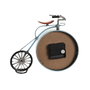 DKD Home Decor Reloj de Sobremesa de Hierro con Diseño de Bicicleta, Surtido de 2 Unidades