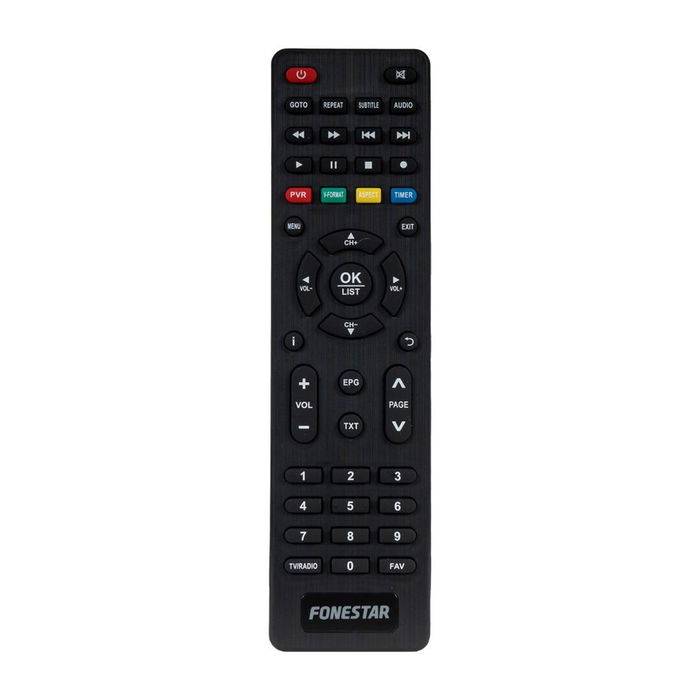 Fonestar sistem Receptor Satélite HD DVB-S2 H.265 HEVC Sobremesa con 2xUSB, Grabador PVR/Timeshift, 1080p HDMI, Lista Canales Alemanes, Color Negro Fonestar sistem Receptor Satélite HD DVB-S2 H.265 HEVC Sobremesa con 2xUSB, Grabador PVR/Timeshift, 1080p HDMI, Lista Canales Alemanes, Color Negro