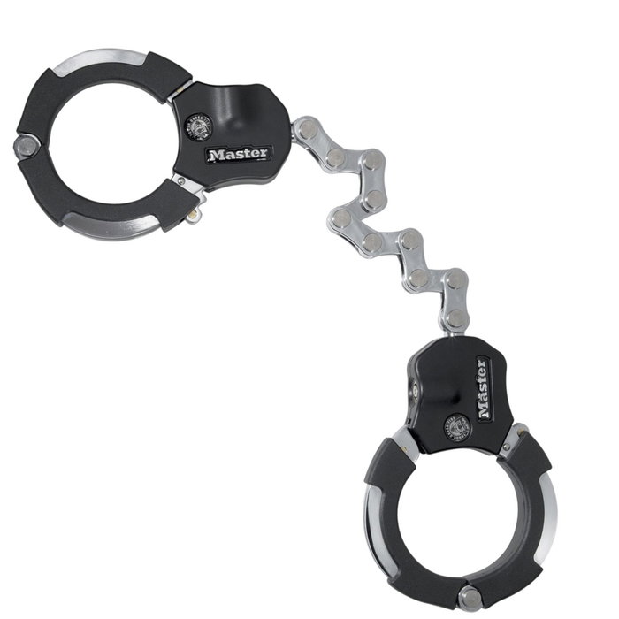 Master Lock Street Cuff con llave Long 8290EURDPRO en Negro / Plata