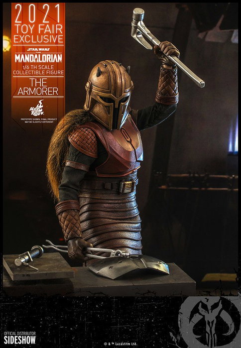 Star Wars The Mandalorian Figura 1/6 The Armorer 2021 Toy Fair Exclusive 29 cm