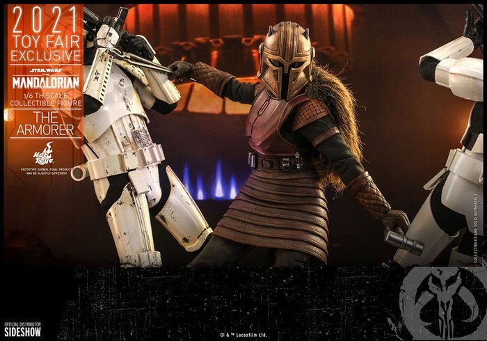 Star Wars The Mandalorian Figura 1/6 The Armorer 2021 Toy Fair Exclusive 29 cm