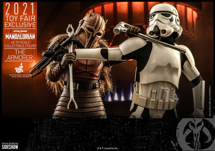 Star Wars The Mandalorian Figura 1/6 The Armorer 2021 Toy Fair Exclusive 29 cm