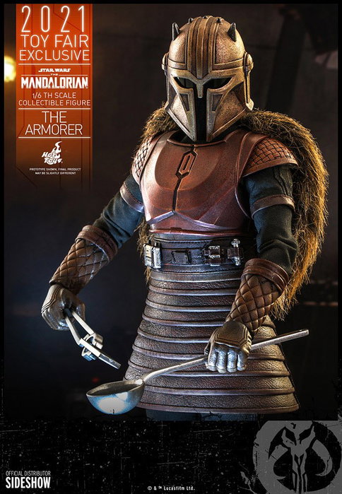 Star Wars The Mandalorian Figura 1/6 The Armorer 2021 Toy Fair Exclusive 29 cm