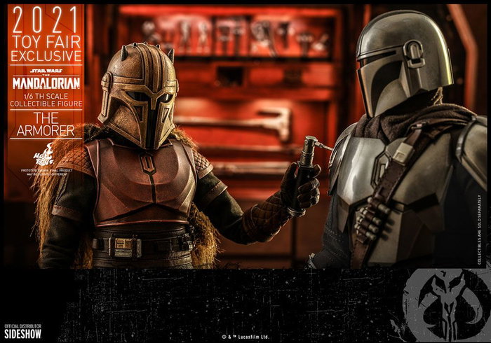 Star Wars The Mandalorian Figura 1/6 The Armorer 2021 Toy Fair Exclusive 29 cm
