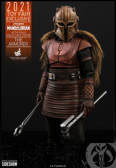 Star Wars The Mandalorian Figura 1/6 The Armorer 2021 Toy Fair Exclusive 29 cm