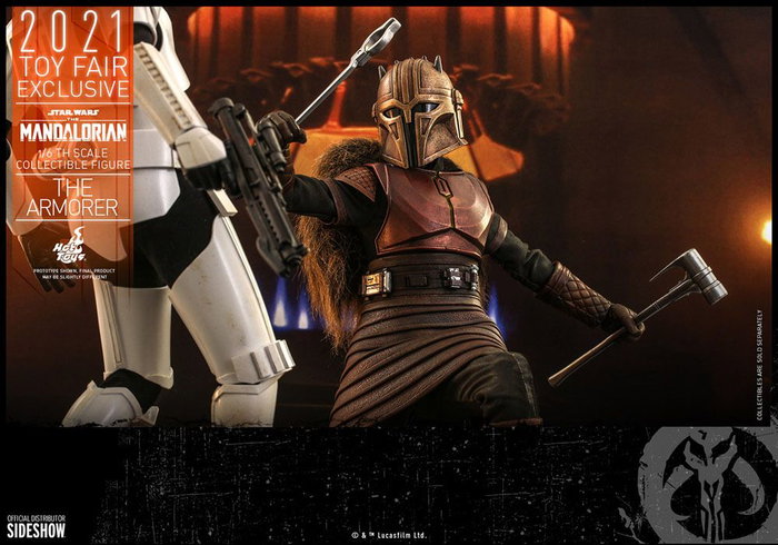 Star Wars The Mandalorian Figura 1/6 The Armorer 2021 Toy Fair Exclusive 29 cm