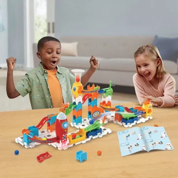 VTECH Marble Rush Circuito de Bolas Rocket Set Electronic M100E Francés