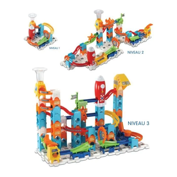 VTECH Marble Rush Circuito de Bolas Rocket Set Electronic M100E Francés