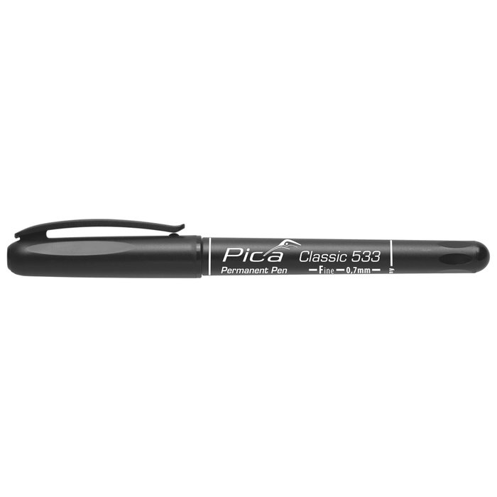 Pica Pica Permanent Pen, 0,7mm, Negro