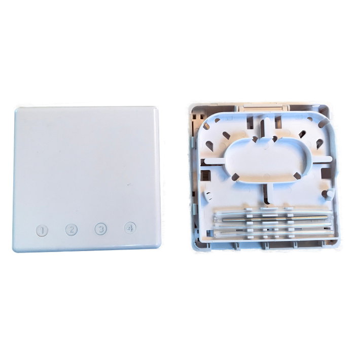 EFB Elektronik FTTH-BOX-IN-7 con 4 acopladores SC-S o LC-D EFB Elektronik FTTH-BOX-IN-7 con 4 acopladores SC-S o LC-D