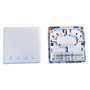 EFB Elektronik FTTH-BOX-IN-7 con 4 acopladores SC-S o LC-D