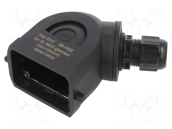 HARTING Carcasa para conectores HDC Han-Eco 6B con sello M20 HARTING Carcasa para conectores HDC Han-Eco 6B con sello M20