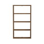 Hanah Home Estantería de Pared Nogal - Elegante y Versátil Estante de Pared para Hogar, 43.2x80x9 cm
