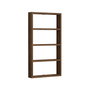 Hanah Home Estantería de Pared Nogal - Elegante y Versátil Estante de Pared para Hogar, 43.2x80x9 cm