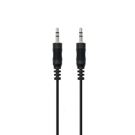 Cable Audio Jack (3,5 mm) Ewent Negro