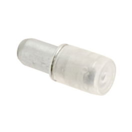 Herrajes Alk Soporte Balda Zincado Con Funda Plast. Transparente Ø5