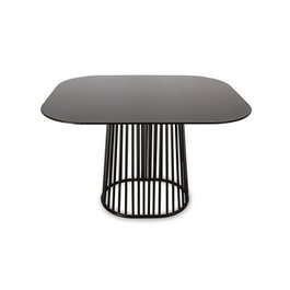 Pedestal Bajo Metal Negro 31X25X20