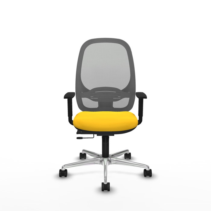 PIQUERAS Y CRESPO Silla de oficina Cilanco Amarillo y Gris PIQUERAS Y CRESPO Silla de oficina Cilanco Amarillo y Gris