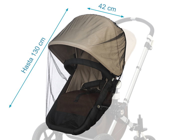 KioKids Mosquitera Universal para Carrito de Bebé - Negro
