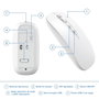 Coolbox W02-IA Ratón Inalámbrico con Botón IA Copilot Blanco