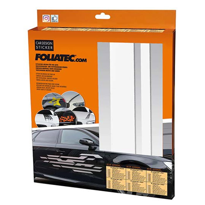 Foliatec Vinilos Decorativos para Coche Diseño Líneas Blanco Foliatec Vinilos Decorativos para Coche Diseño Líneas Blanco
