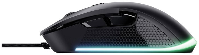 Trust GXT 922 YBAR Ratón Gaming RGB 7200 DPI