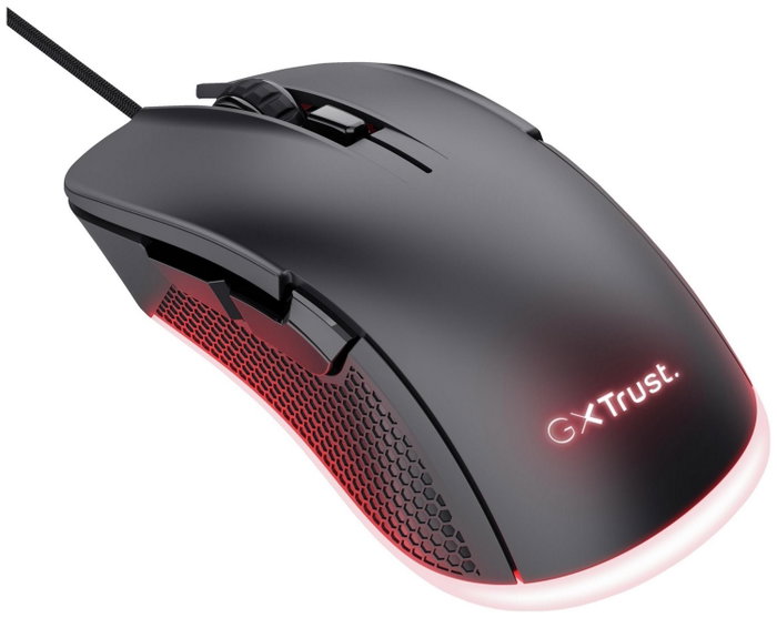 Trust GXT 922 YBAR Ratón Gaming RGB 7200 DPI