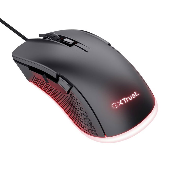Trust GXT 922 YBAR Ratón Gaming RGB 7200 DPI