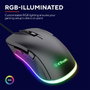 Trust GXT 922 YBAR Ratón Gaming RGB 7200 DPI