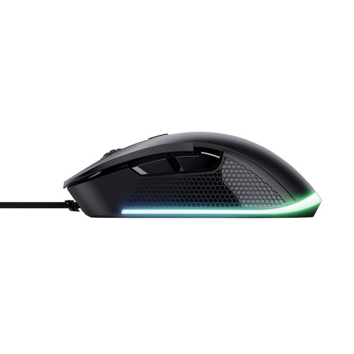 Trust GXT 922 YBAR Ratón Gaming RGB 7200 DPI
