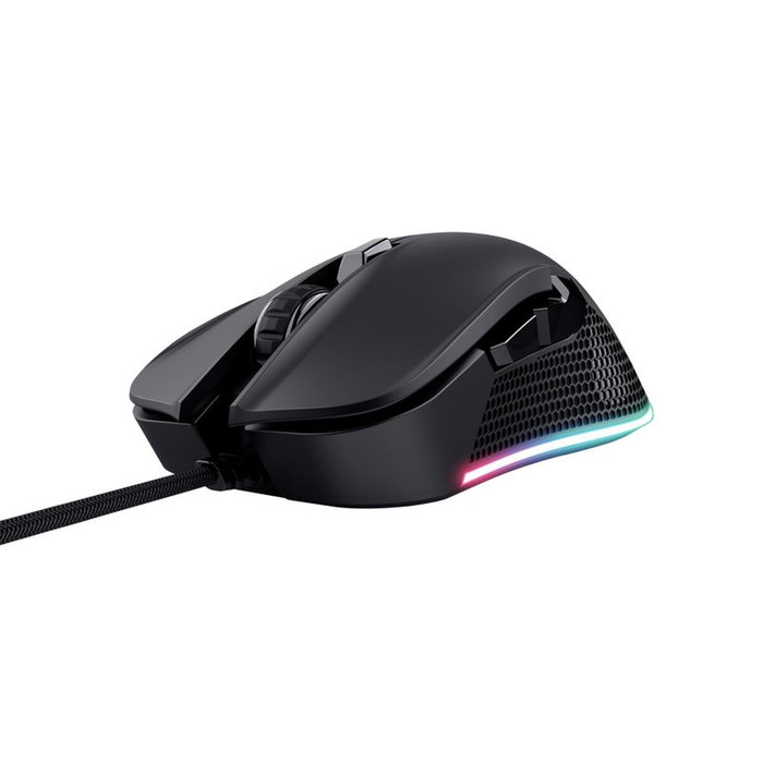 Trust GXT 922 YBAR Ratón Gaming RGB 7200 DPI