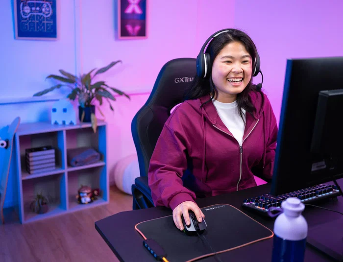 Trust Ratón Gaming GXT 922 YBAR, Óptico 7200 DPI, RGB, 6 Botones Programables, para Diestros, Cable USB 2.1m, Negro, PC Windows 10/11